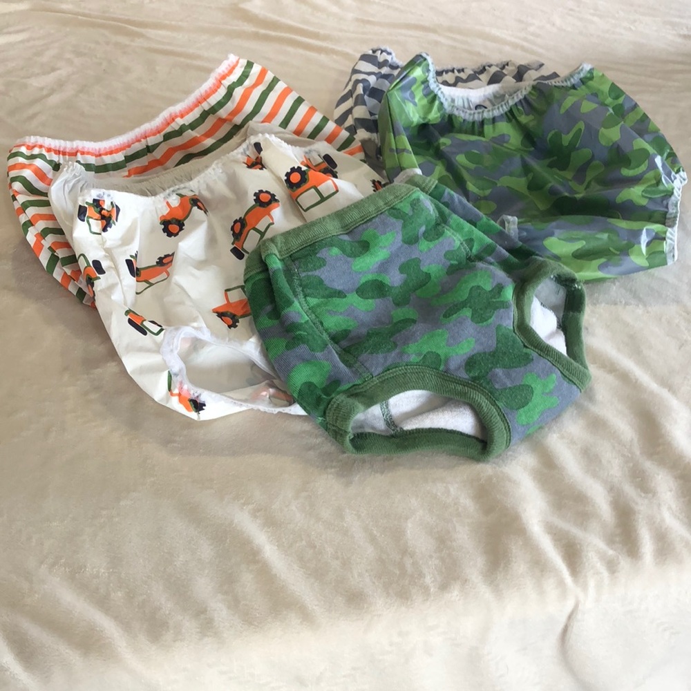 Training underwear, plastic underpants lot